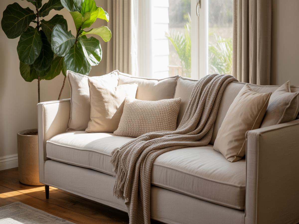 Cozy home environment supporting intentional lifestyle habits